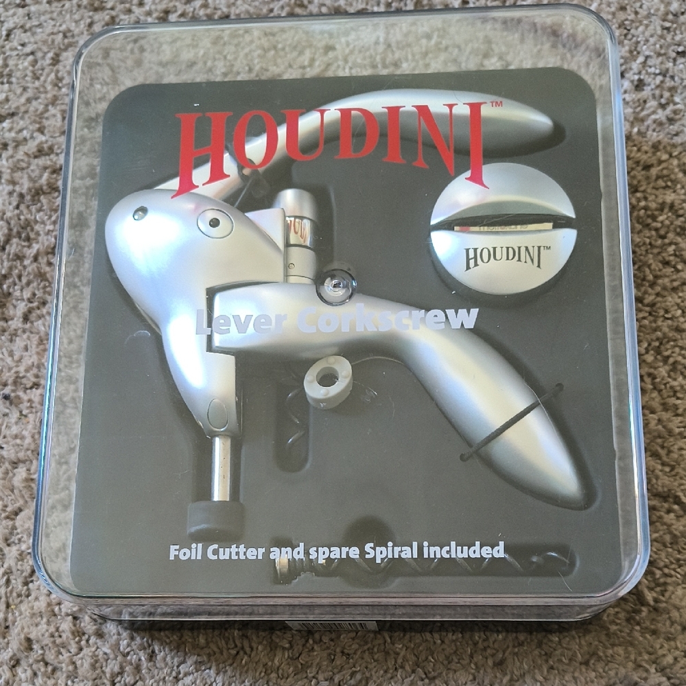 Silver Lever Corkscrew